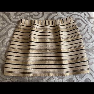 J.CREW striped skirt